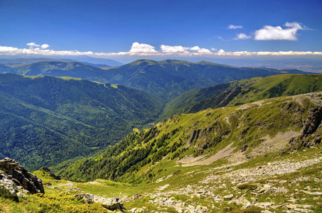 美丽的风景在高山