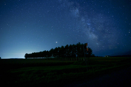 银河银河在夜间