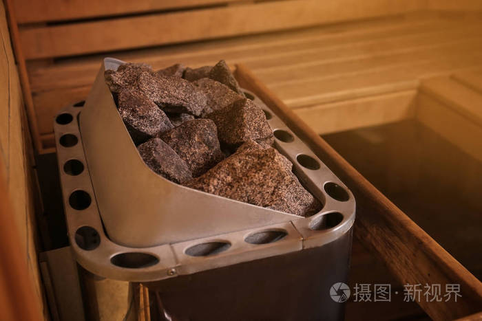 加热器与热的石头