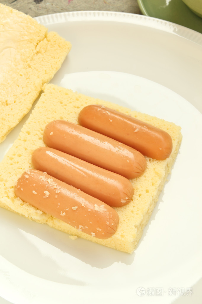 夹心蛋糕香肠