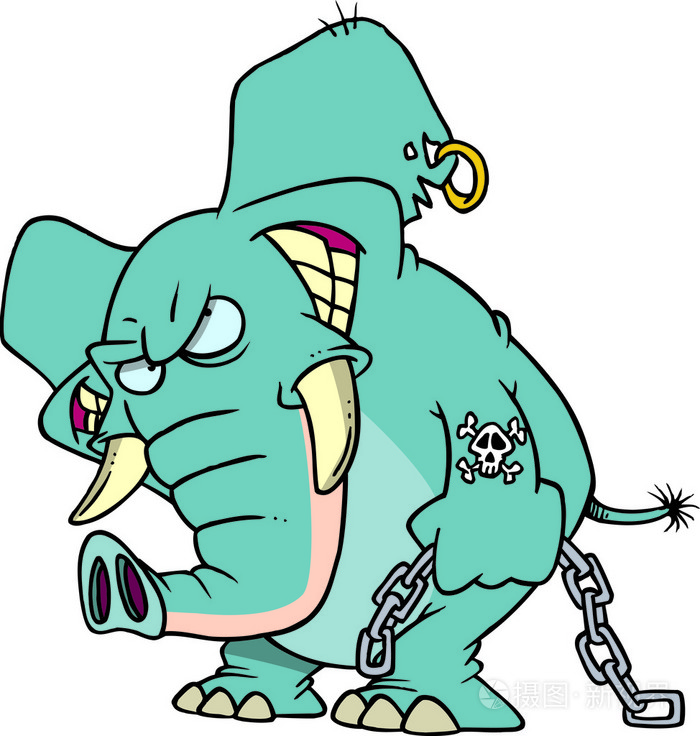 动漫邪恶大象