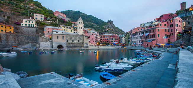 vernazza，渔村港湾