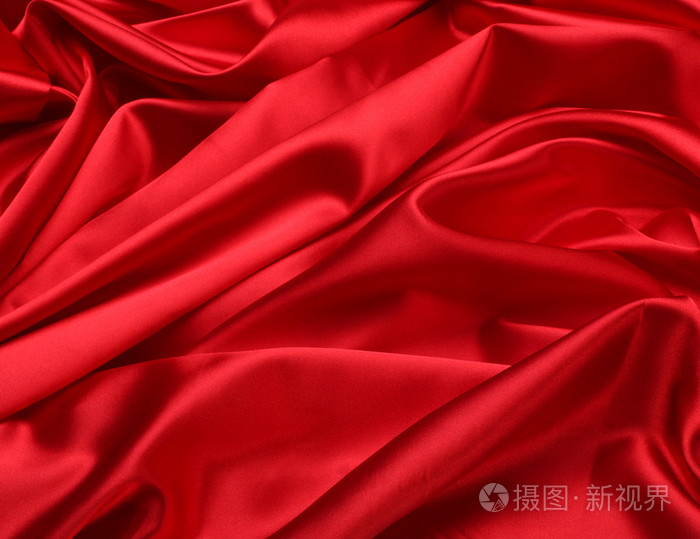 红色丝绸背景