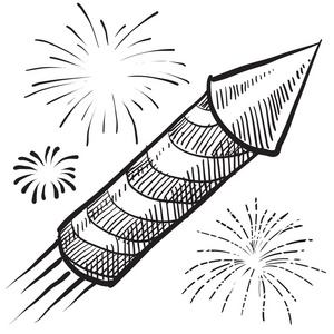 烟花发射特效图片