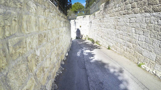 以色列耶路撒冷老城犹太区小巷