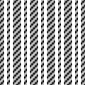 黑色白色抽象条纹无缝图案。矢量插图