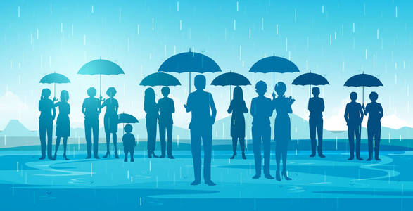 男女风雨中图片