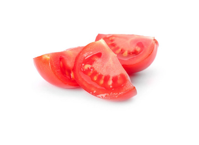 白底切红番茄