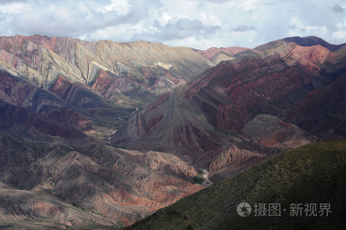 hornocal 大规模的去峡谷德乌玛瓦卡