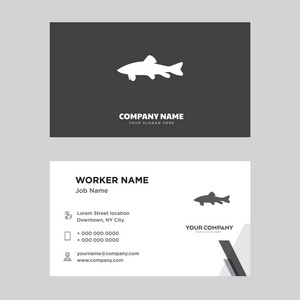 抽油鱼名片设计照片