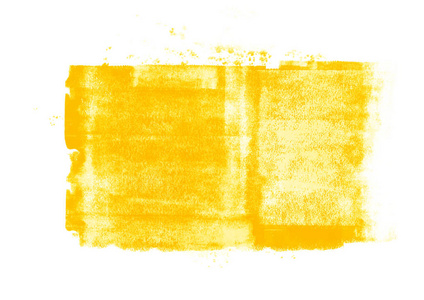 黄色图形水色补丁图形画笔笔触效果背景设计元素