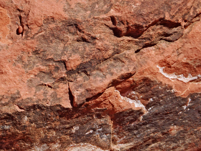 位于亚利桑那州塞多纳的土耳其河小径上的红色岩石自然抽象图像