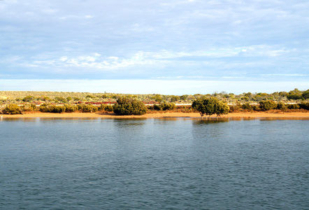 内陆地区海岸 港口奥古斯塔 斯宾塞海湾的顶部，南澳大利亚