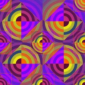 明亮无缝圆形状照片