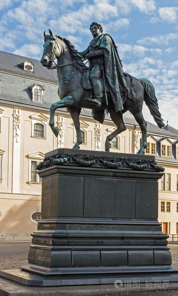 纪念碑以公爵卡尔八月，魏玛德国