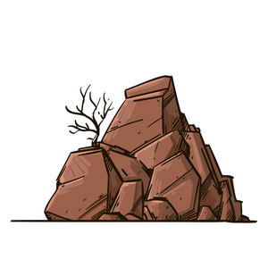 试验卡通卵石图片