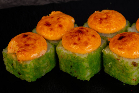 日式大米烤卷照片