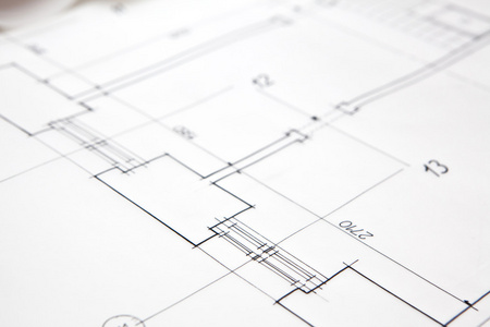 建筑工程项目。建筑师卷和计划