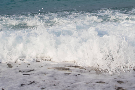 海滩海浪景观