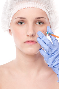化妆品肉毒杆菌注射在脸上