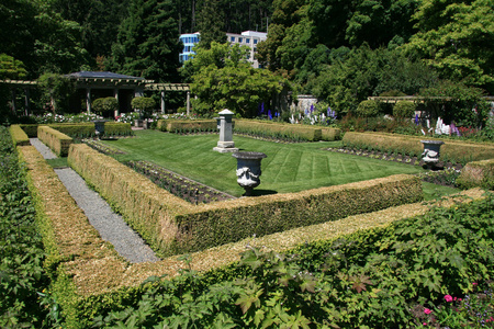 在海德里城堡，维多利亚，不列颠哥伦比亚省，加拿大花园