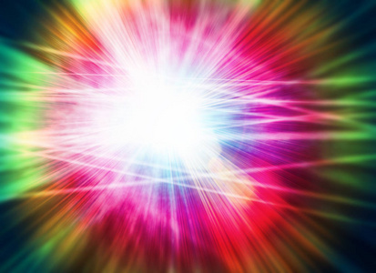 具有交叉光束的未来光明背景照片