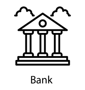 一座对应于银行的柱楼建筑设计