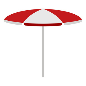 独立夏季伞图标