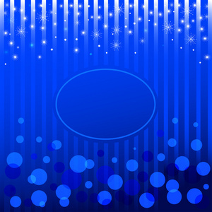 快讯海报闪亮的蓝色圣诞及新年背景与地方为快讯照片