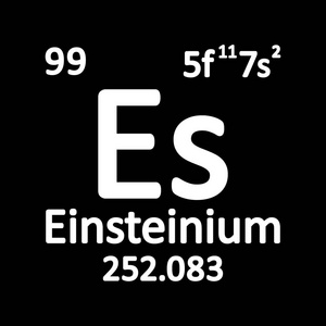 元素周期表元素鑀白色背景上的图标。矢量图