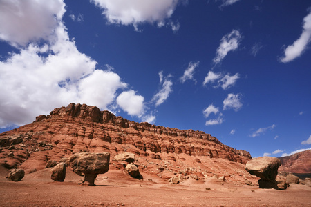 美国的红色岩石沙漠