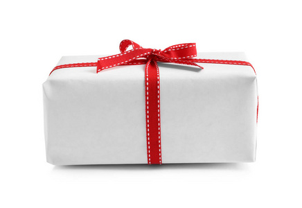 精美包装礼品盒白色背景