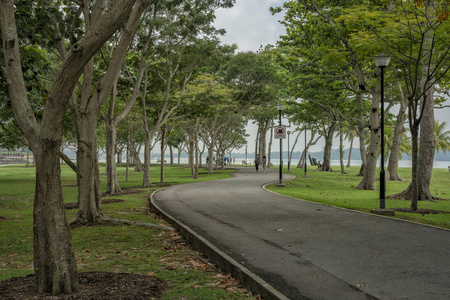 步行路径在 Changibeach