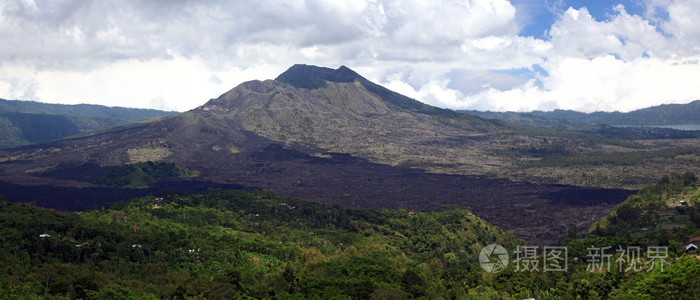 全景尔火山印度尼西亚