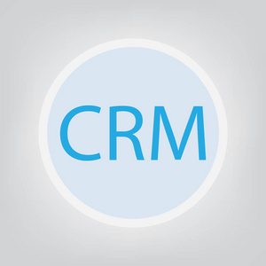 Crm 客户关系管理 概念矢量图示