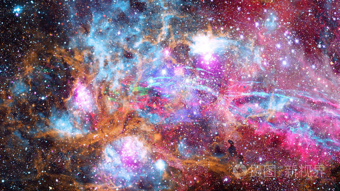 宇宙充满了恒星, 星云和星系.