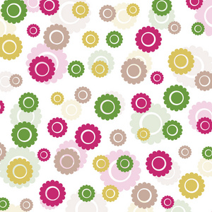 花店贴纸背景花.