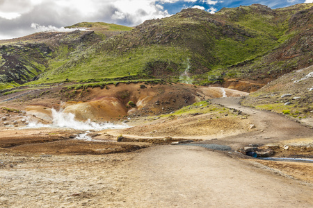 冰岛地热区附近 grindavik