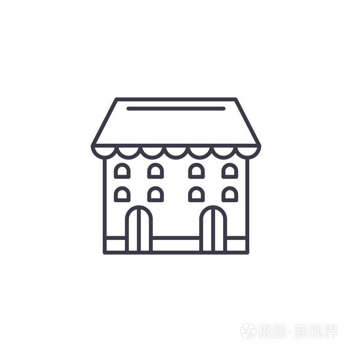百货公司线向量符号, 符号, 插图插画-正版商用图片05ju7f-摄图新视界