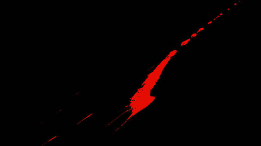 黑色背景上的血迹照片