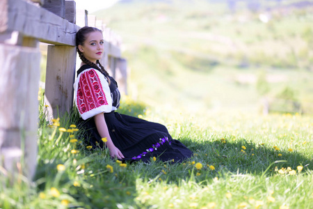 斯洛伐克的民间传说。传统服饰