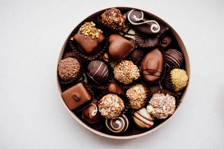 盒巧克力糖果
