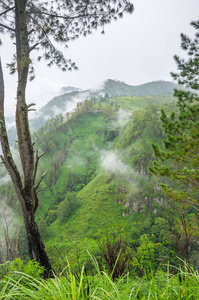 印尼雨季岛上苏门答腊全景