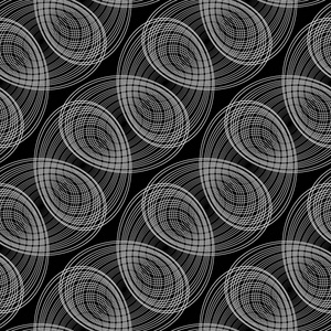 设计无缝单色的几何图案.抽象的线条纹理背景.矢量艺术.