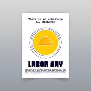 具有独特创意设计的劳动节贺卡图片