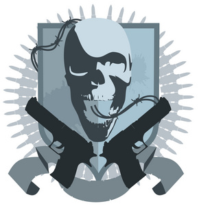 会徽黑帮矢量照片