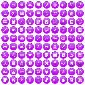 100罗盘图标设置紫色