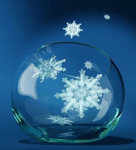 水晶雪花图片-水晶雪花素材-水晶雪花插画-摄图新视界