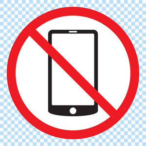 没有电话标志图片