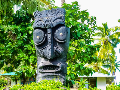 Pahoa 在夏威夷大岛东南海岸, 现在覆盖着最近的2018基拉韦厄熔岩流